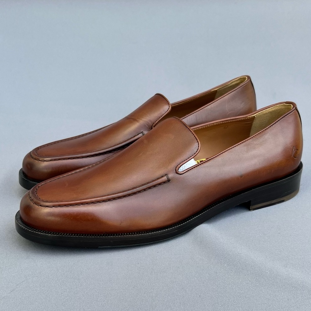 ARMANDO CABRAL Men's Danto Leather Slip-On Loafer Arabica (Brown) 14 US Size